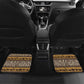 Leopards and Zebra Skins Car Mats Mix African Pattern