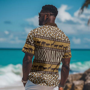 Leopards and Zebra Skins Hawaiian Shirt Mix African Pattern