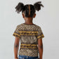 Leopards and Zebra Skins Kid T shirt Mix African Pattern