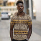 Leopards and Zebra Skins Polo Shirt Mix African Pattern