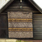 Leopards and Zebra Skins Quilt Mix African Pattern