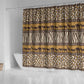 Leopards and Zebra Skins Shower Curtain Mix African Pattern