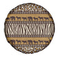 Leopards and Zebra Skins Spare Tire Cover Mix African Pattern