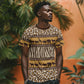 Leopards and Zebra Skins T shirt Mix African Pattern