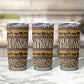 Leopards and Zebra Skins Tumbler Cup Mix African Pattern