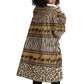 Leopards and Zebra Skins Wearable Blanket Hoodie Mix African Pattern