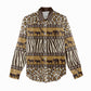 Leopards and Zebra Skins Women Casual Shirt Mix African Pattern