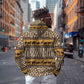 Leopards and Zebra Skins Zip Hoodie Mix African Pattern