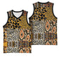 Wild Animal Skins Basketball Jersey African Tribal Pattern - African Pride