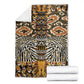 Wild Animal Skins Blanket African Tribal Pattern