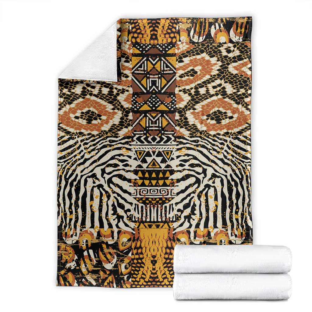 Wild Animal Skins Blanket African Tribal Pattern