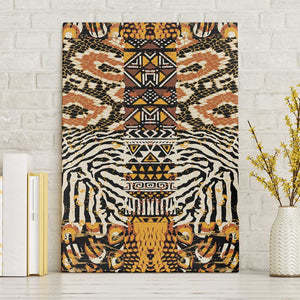 Wild Animal Skins Canvas Wall Art African Tribal Pattern