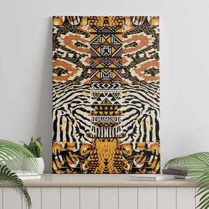 Wild Animal Skins Canvas Wall Art African Tribal Pattern