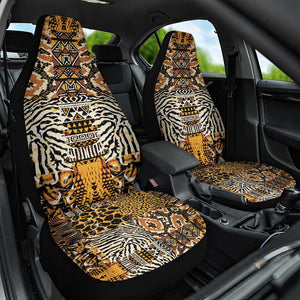 Wild Animal Skins Car Seat Cover African Tribal Pattern