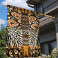 Wild Animal Skins Garden Flag African Tribal Pattern