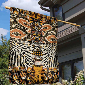 Wild Animal Skins Garden Flag African Tribal Pattern