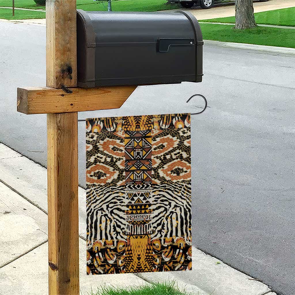 Wild Animal Skins Garden Flag African Tribal Pattern