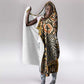 Wild Animal Skins Hooded Blanket African Tribal Pattern