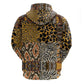 Wild Animal Skins Hoodie African Tribal Pattern