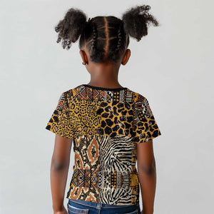 Wild Animal Skins Kid T shirt African Tribal Pattern