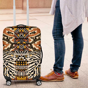 Wild Animal Skins Luggage Cover African Tribal Pattern