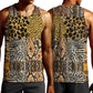 Wild Animal Skins Men Tank Top African Tribal Pattern
