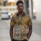 Wild Animal Skins Polo Shirt African Tribal Pattern