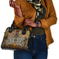 Wild Animal Skins Shoulder Handbag African Tribal Pattern