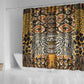 Wild Animal Skins Shower Curtain African Tribal Pattern