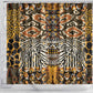 Wild Animal Skins Shower Curtain African Tribal Pattern
