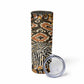 Wild Animal Skins Skinny Tumbler African Tribal Pattern