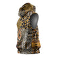 Wild Animal Skins Sleeveless Hoodie African Tribal Pattern - African Pride