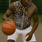 Wild Animal Skins Sleeveless Zip Hoodie African Tribal Pattern - African Pride
