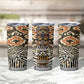 Wild Animal Skins Tumbler Cup African Tribal Pattern