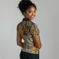 Wild Animal Skins Women Polo Shirt African Tribal Pattern