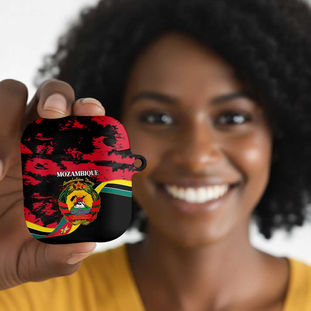 Mozambique Revolution Day AirPods Case Coat Of Arms FRELIMO