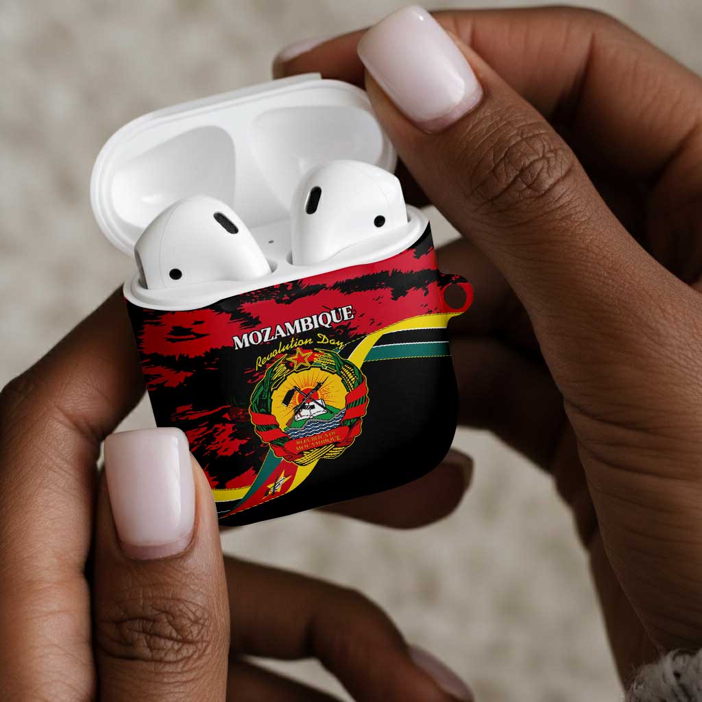 Mozambique Revolution Day AirPods Case Coat Of Arms FRELIMO