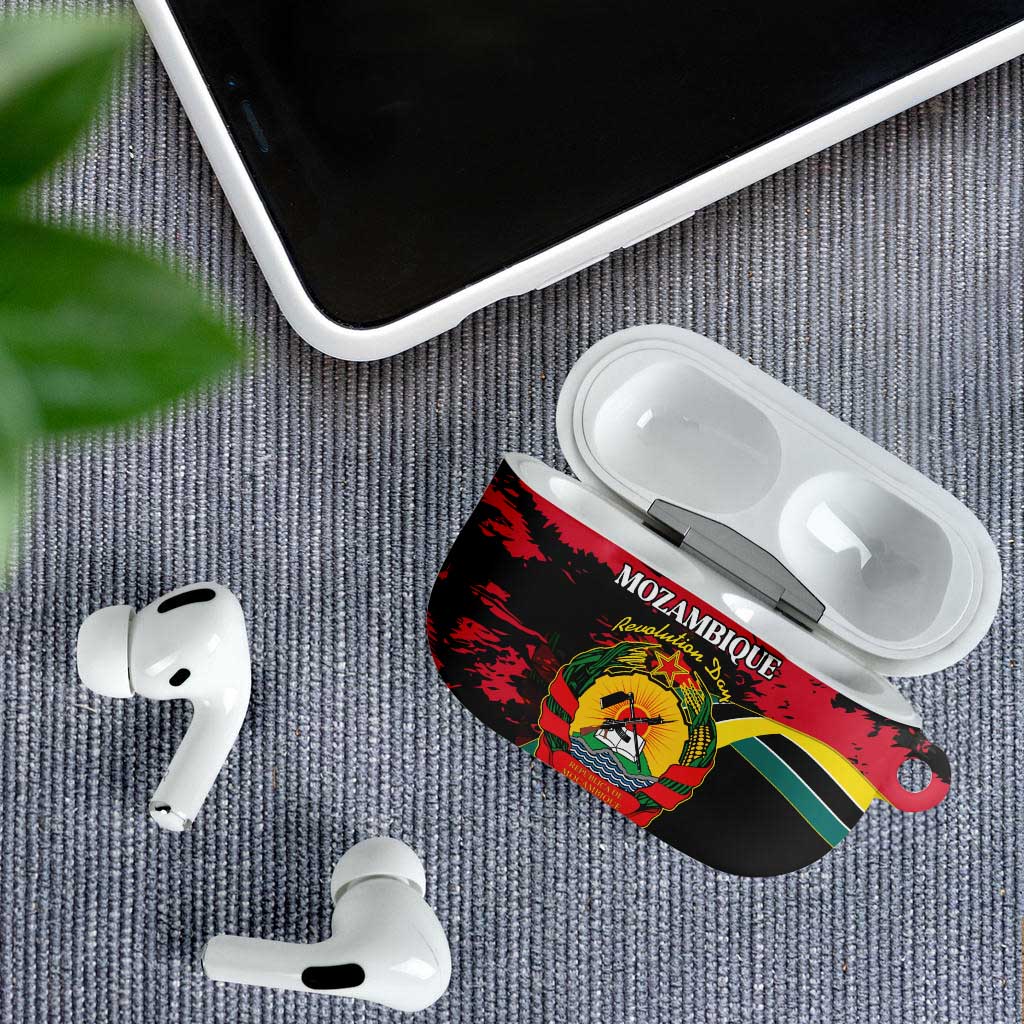 Mozambique Revolution Day AirPods Case Coat Of Arms FRELIMO