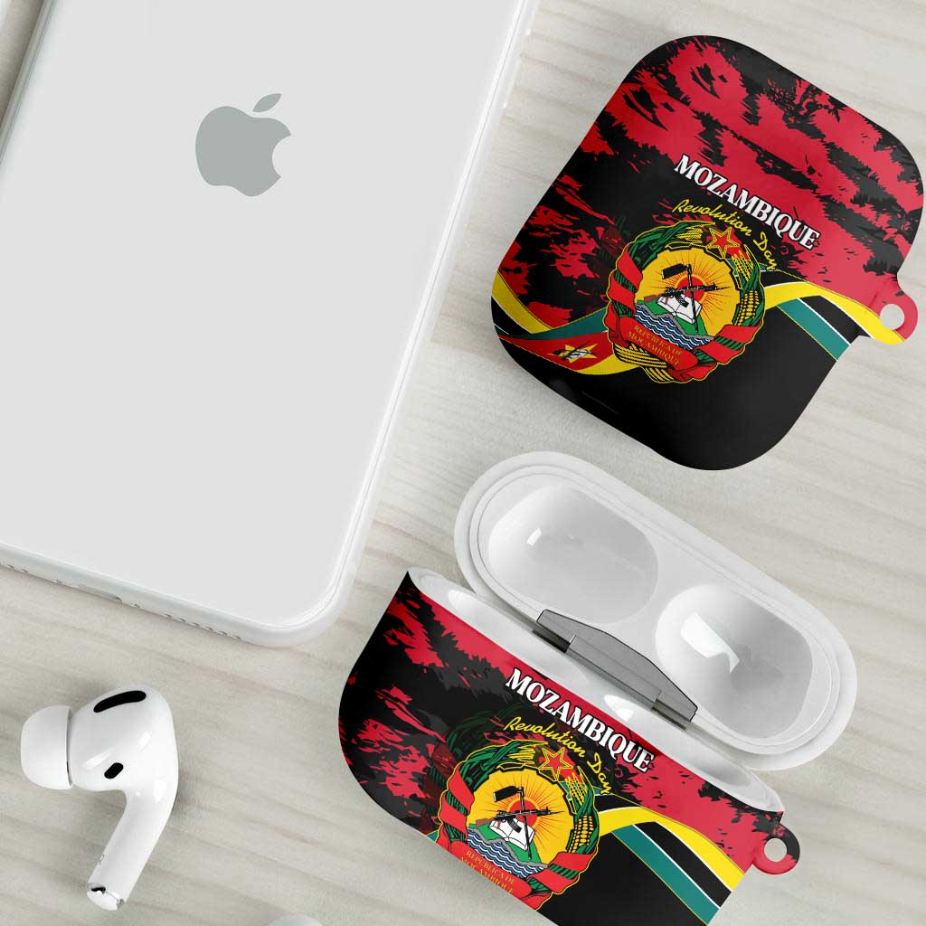 Mozambique Revolution Day AirPods Case Coat Of Arms FRELIMO