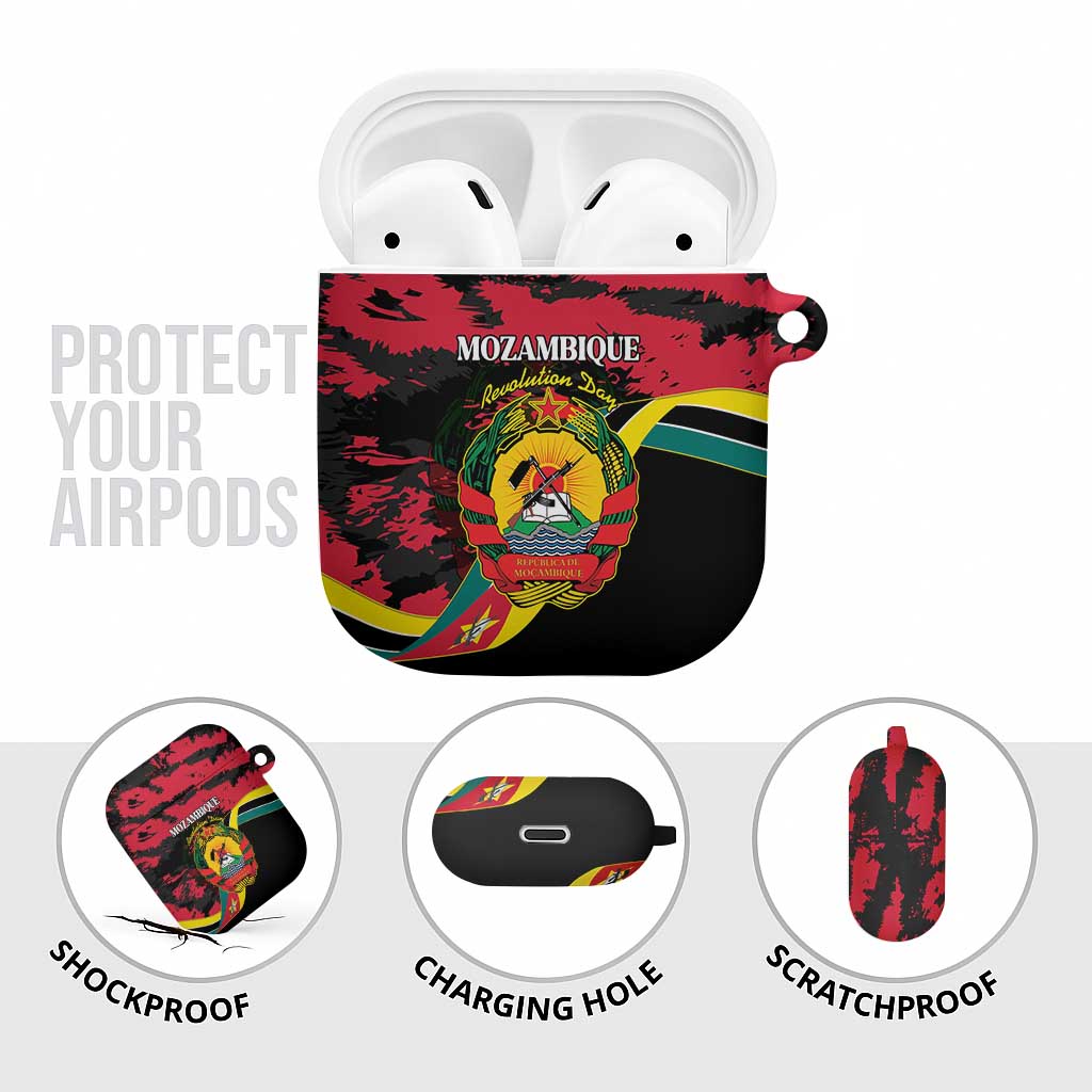 Mozambique Revolution Day AirPods Case Coat Of Arms FRELIMO