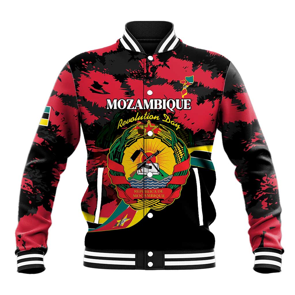 Personalized FRELIMO Mozambique Baseball Jacket Happy Revolution Day - African Pride