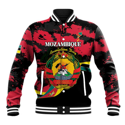 Personalized FRELIMO Mozambique Baseball Jacket Happy Revolution Day - African Pride