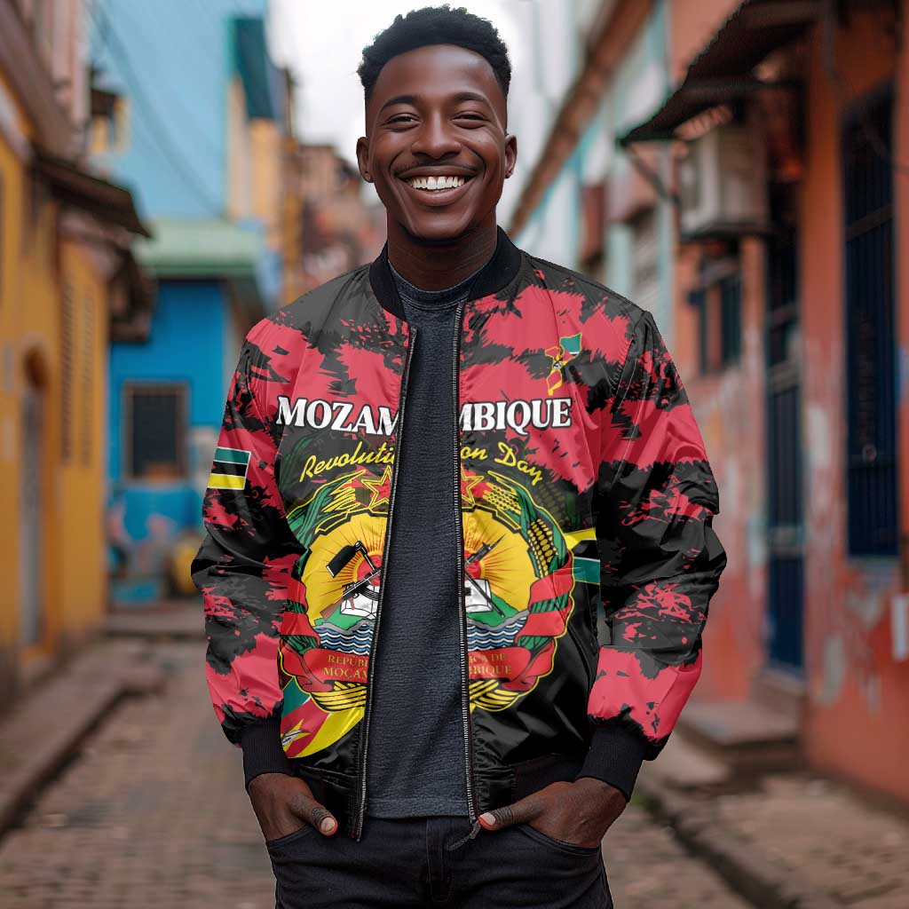 Personalized FRELIMO Mozambique Bomber Jacket Happy Revolution Day - African Pride