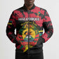 Personalized Mozambique Revolution Day Bomber Puffer Jacket Coat Of Arms FRELIMO