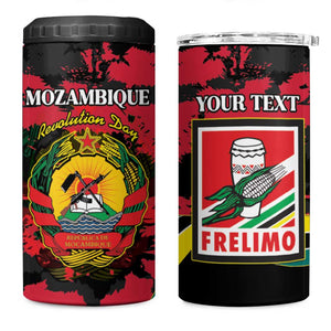 Personalized FRELIMO Mozambique 4 in 1 Can Cooler Tumbler Happy Revolution Day - African Pride