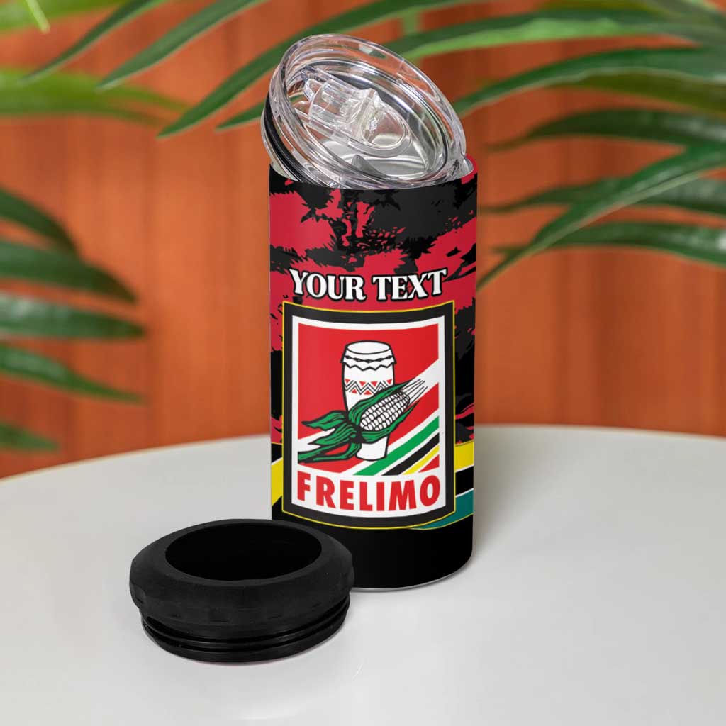 Personalized FRELIMO Mozambique 4 in 1 Can Cooler Tumbler Happy Revolution Day - African Pride