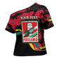 Personalized Mozambique Revolution Day Cross Shoulder Shirt Coat Of Arms FRELIMO