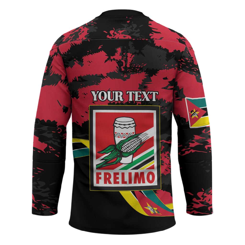 Personalized Mozambique Revolution Day Hockey Jersey Coat Of Arms FRELIMO