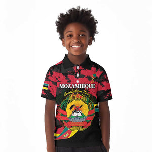 Personalized FRELIMO Mozambique Kid Polo Shirt Happy Revolution Day - African Pride