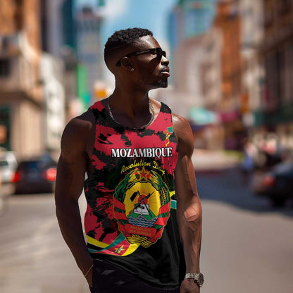 Personalized FRELIMO Mozambique Men Tank Top Happy Revolution Day - African Pride